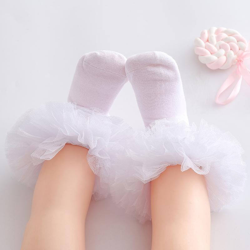 Ruffle knee-high Socks