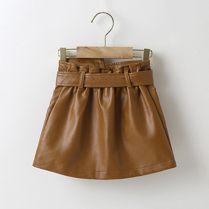Maya Leather Skirt